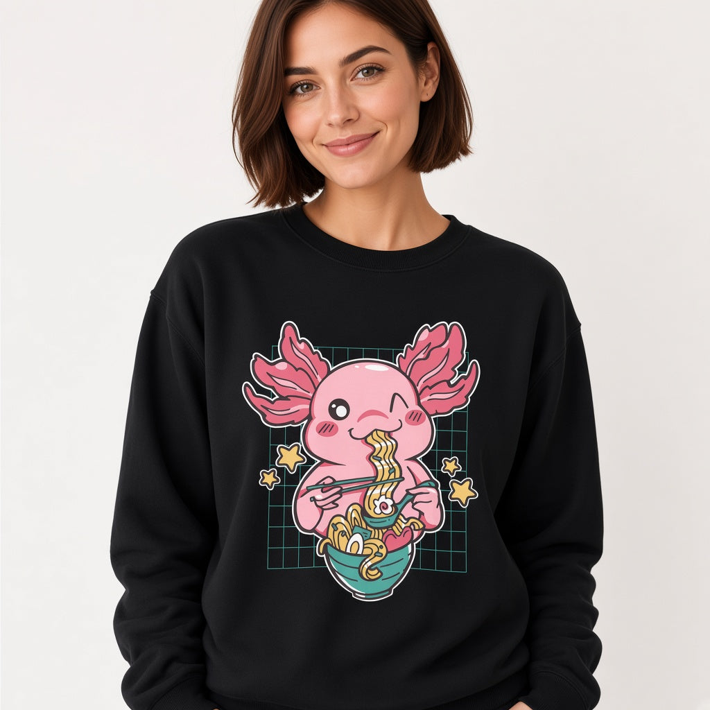 sweatshirt Kawaii axolotl ramen