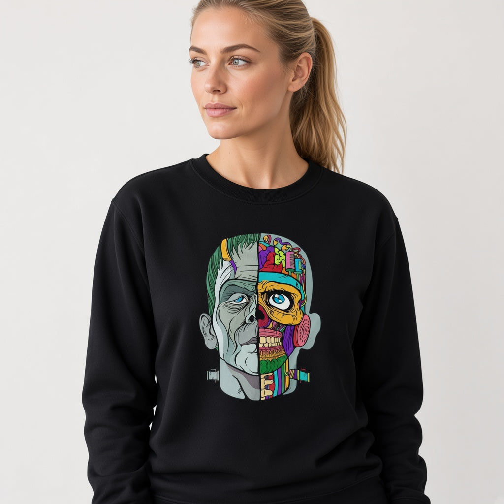 Frankinstein sweatshirt, funny sweatshirt, graphic shirts, unisex tshirt, printed sweatshirt