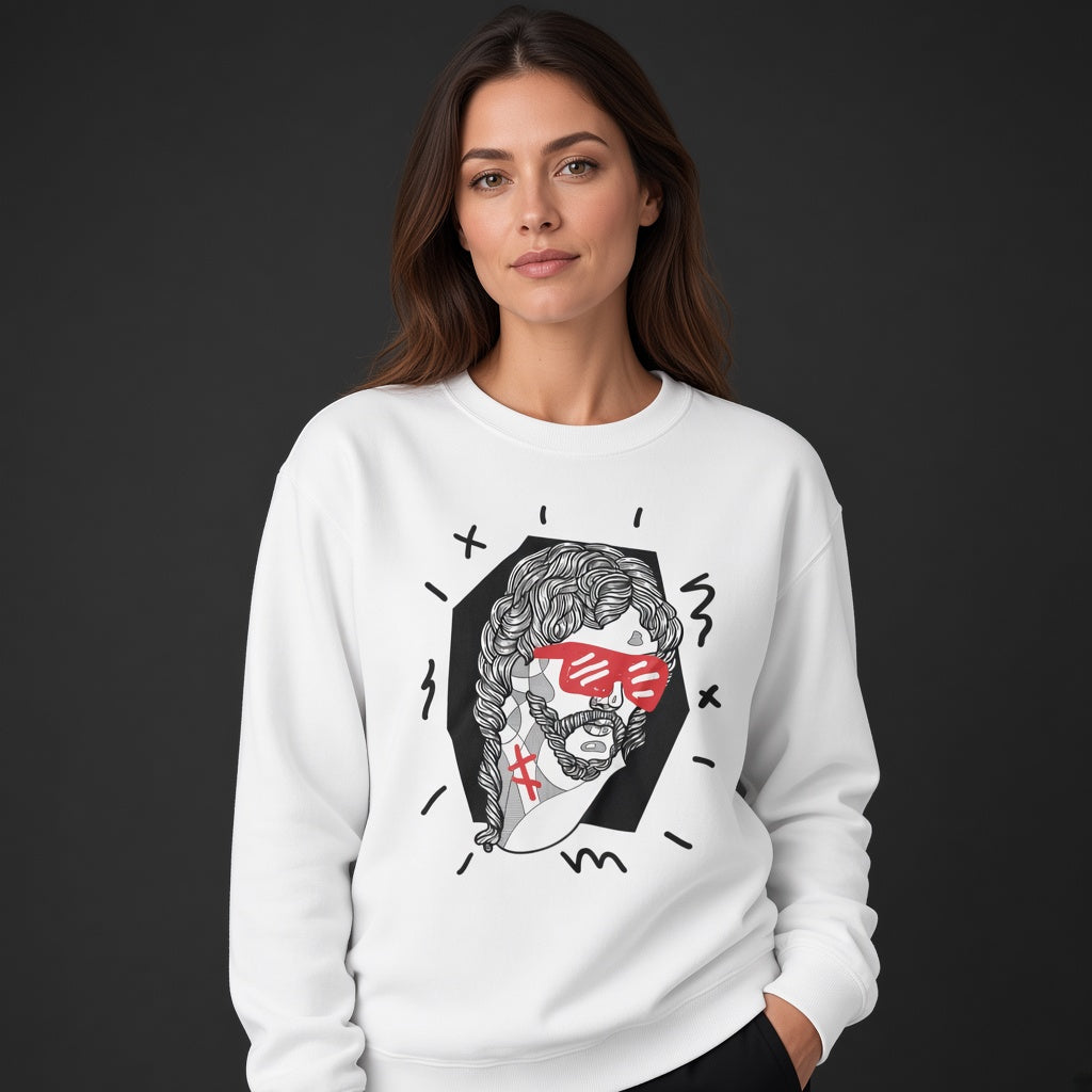 Jesus sweatshirt, funny sweatshirt, graphic shirts, unisex tshirt, printed sweatshirt