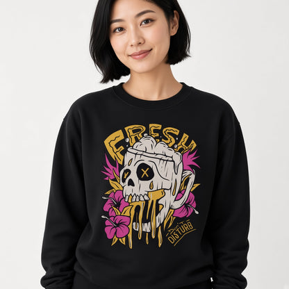 Fresh sweatshirt, funny sweatshirt, graphic shirts, unisex tshirt, printed sweatshirt