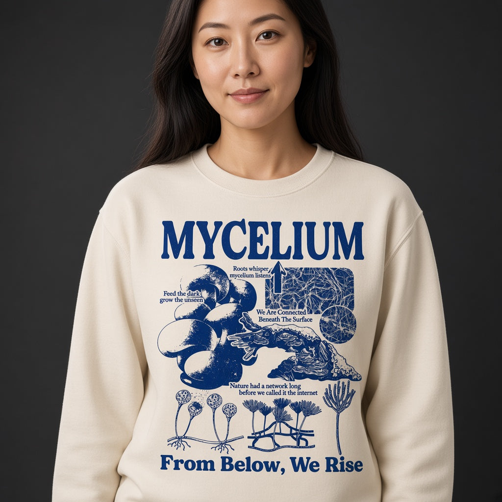 Mycelium Mushroom Network Sweatshirt