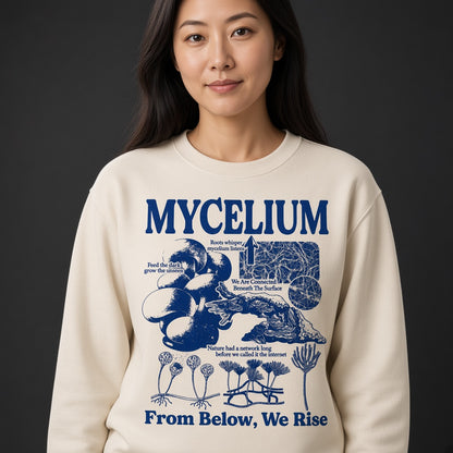 Mycelium Mushroom Network Sweatshirt