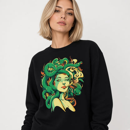 Gorgon jellyfish sweatshirt, funny sweatshirt, graphic shirts, unisex tshirt, printed sweatshirt