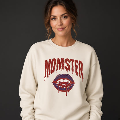 Momster Shirt Funny Mom Halloween Vampire Sweatshirt