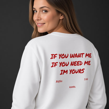 Rufus Du Sol If You Want Me If You Need Me Im Yours Iconic Sweatshirt
