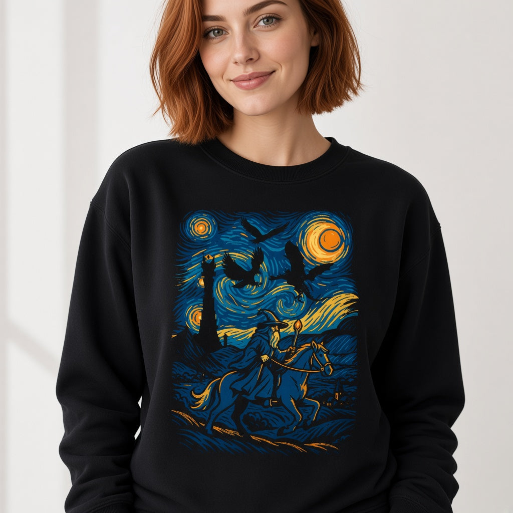 Starry Night Wizard Sweatshirt