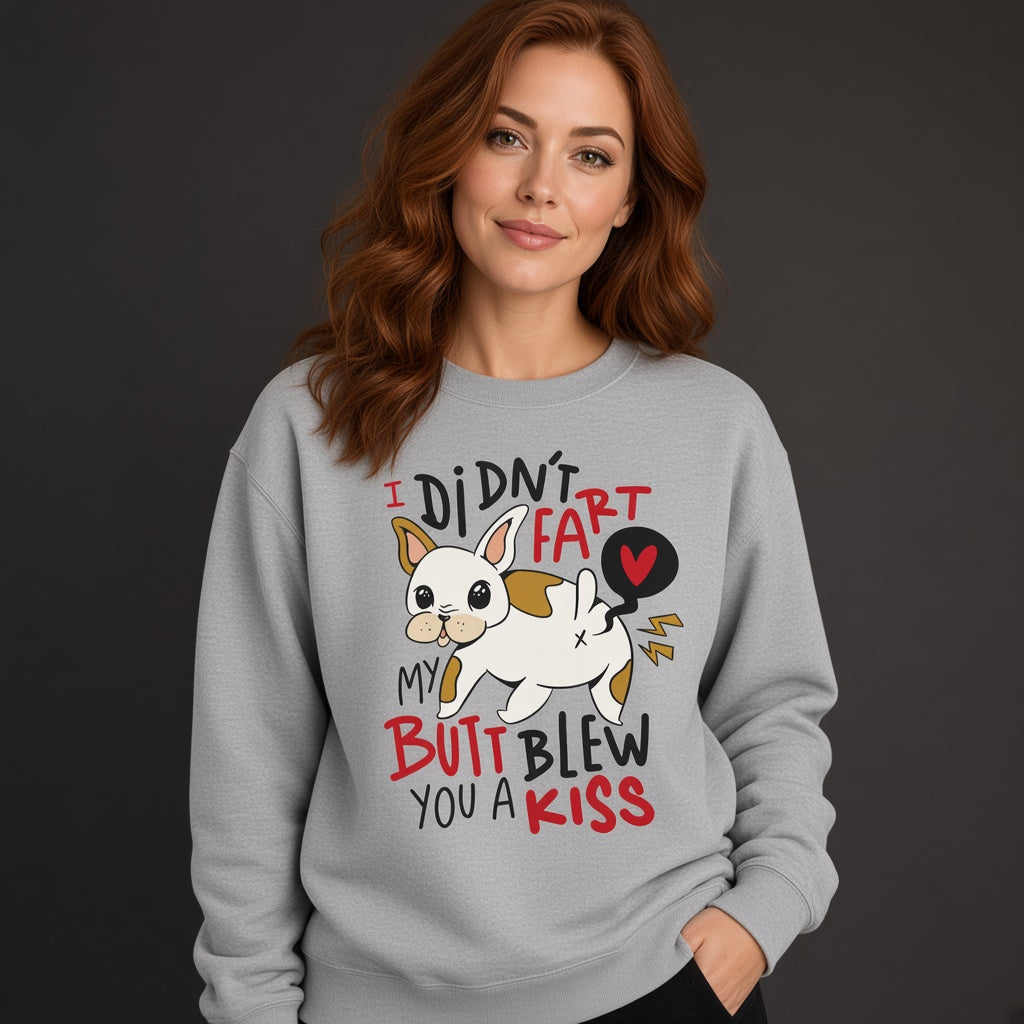 Funny fart french bulldog sweatshirt, funny sweatshirt, graphic shirts, unisex tshirt, printed sweatshirt
