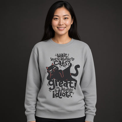 Cat Lover Sweatshirt, Funny Unisex sweatshirt