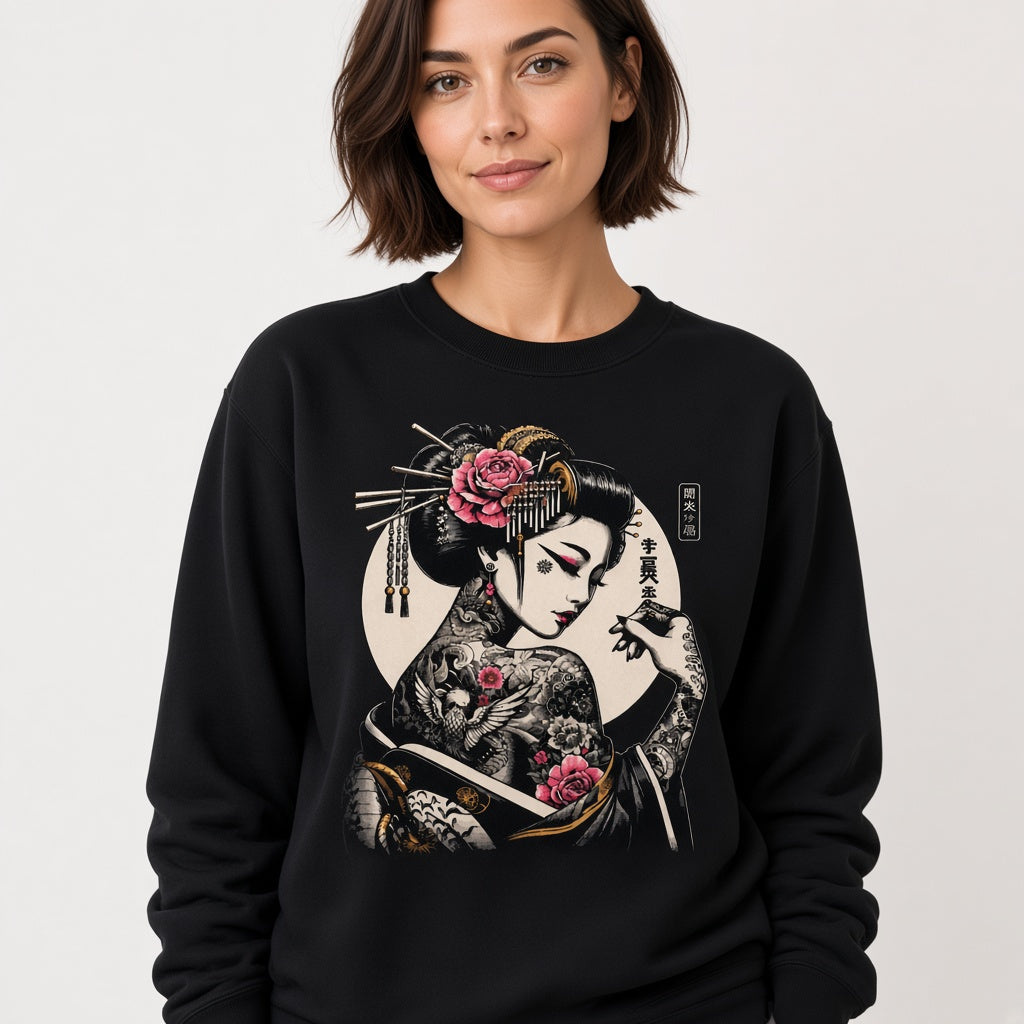 Japanese Geisha Sweatshirt