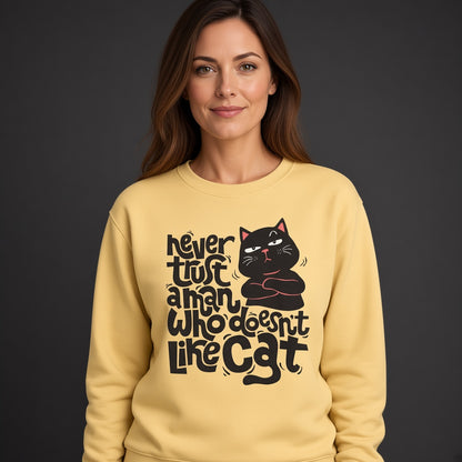 Cat Lover 2 Sweatshirt, Funny Unisex sweatshirt