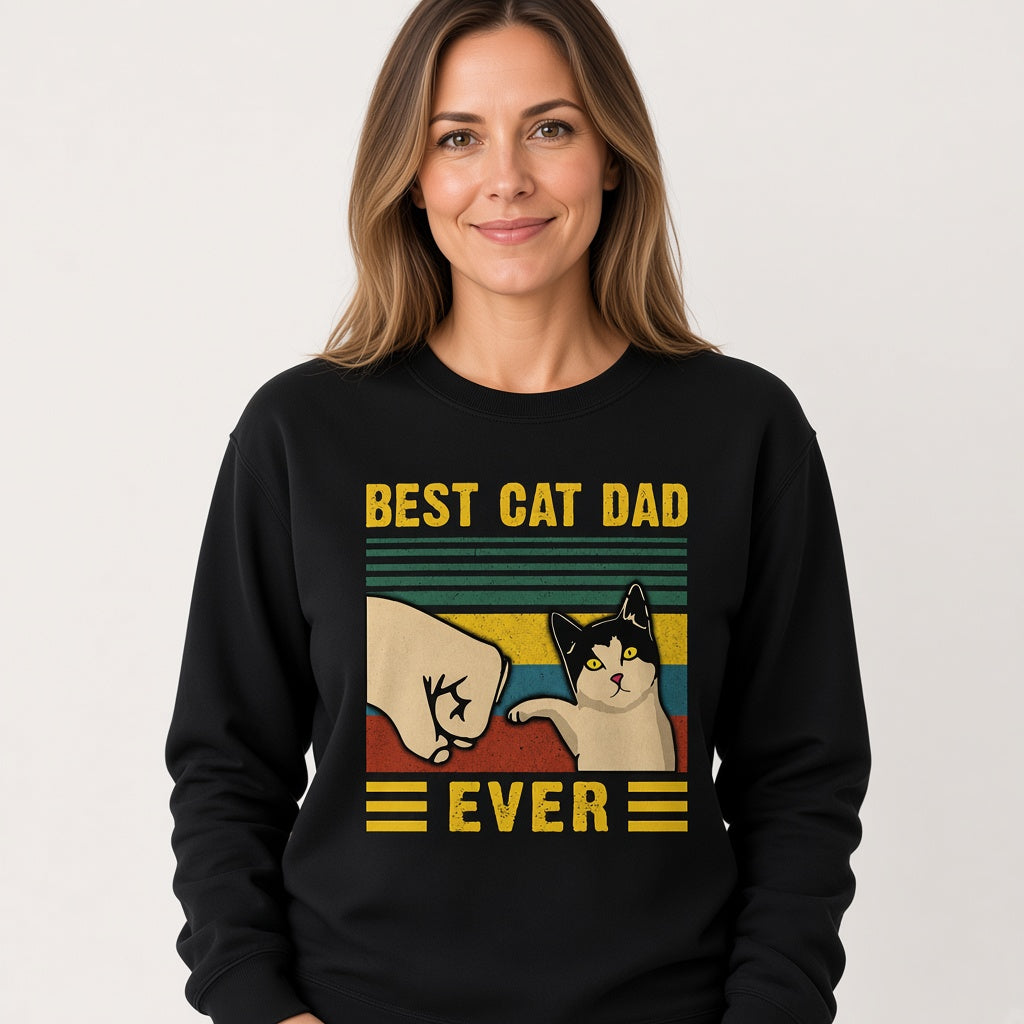 Best Cat Dad Ever Sweatshirt