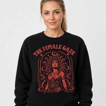 The Female Gaze Medusa Feminist Style Empowerment Sweatshirt
