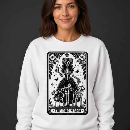 The Dog Mama Funny Skeleton Dogs Sweatshirt