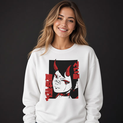 Vampire girl sweatshirt, funny sweatshirt, graphic shirts, Anime unisex tshirt