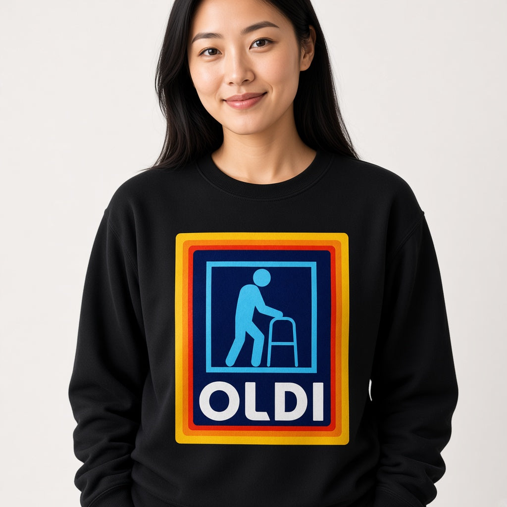 Funny OLDI Store Parody Sweatshirt