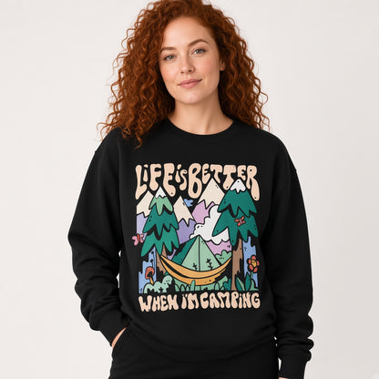 Camping lover Sweatshirt, Funny Unisex sweatshirt