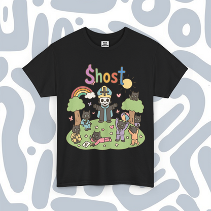 Ghost Band (art 2) T-Shirt, Metal Unisex tee