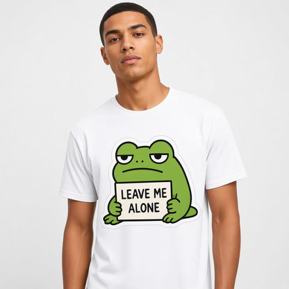 Leave Me Alone Funny Frog T-Shirt