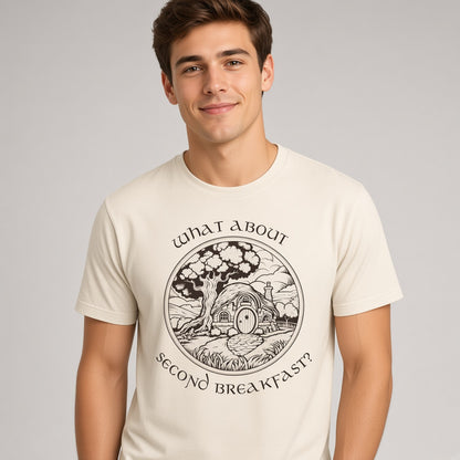 What About Second Breakfast Funny LOTR Fan T-Shirt