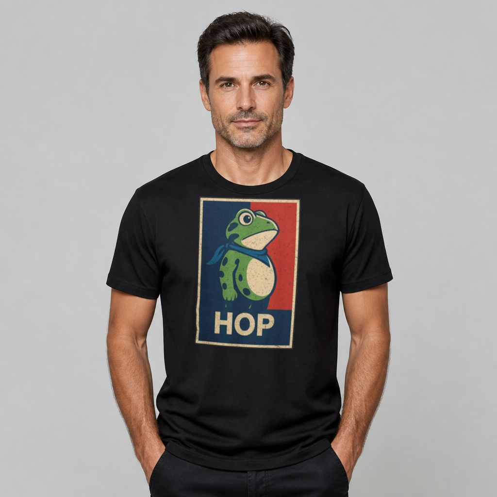 Hop Frog Hope Poster Parody Funny T-Shirt
