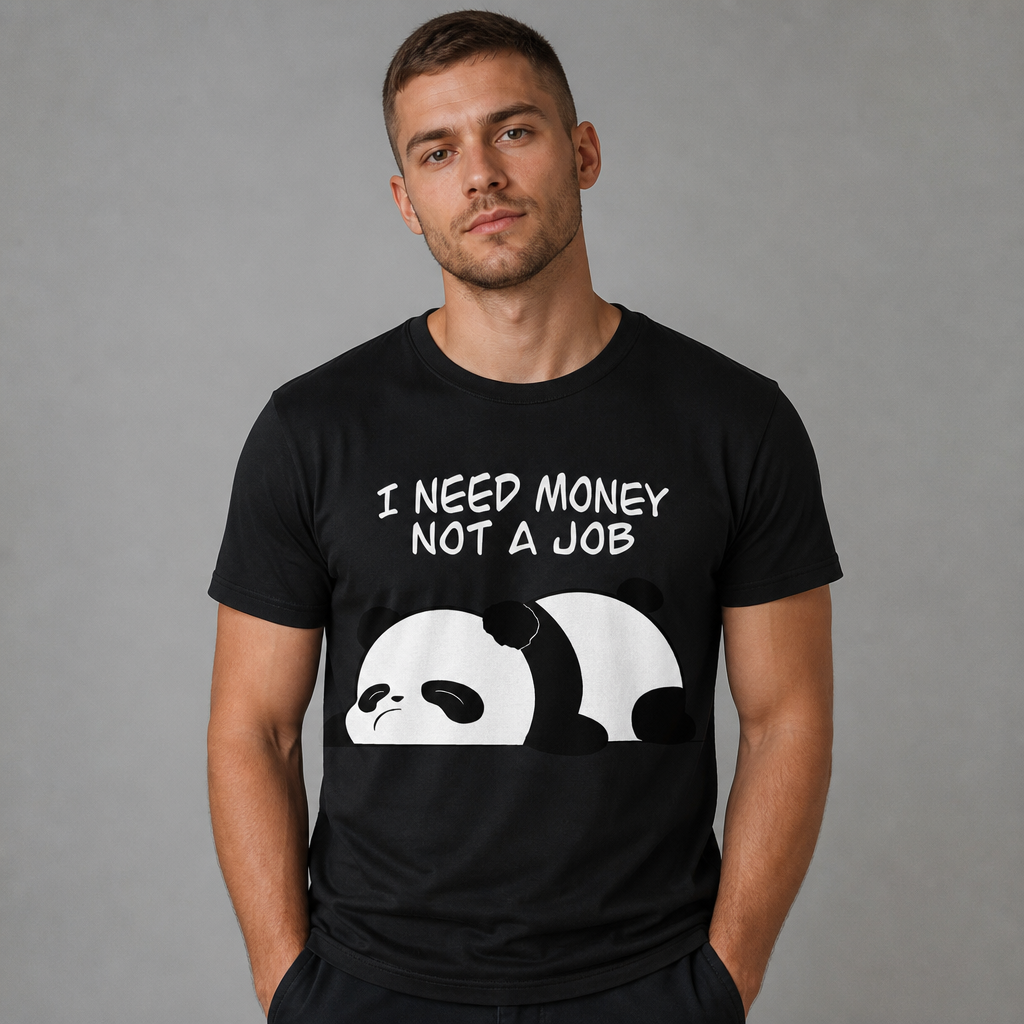 I Need Money Not a Job T-Shirt