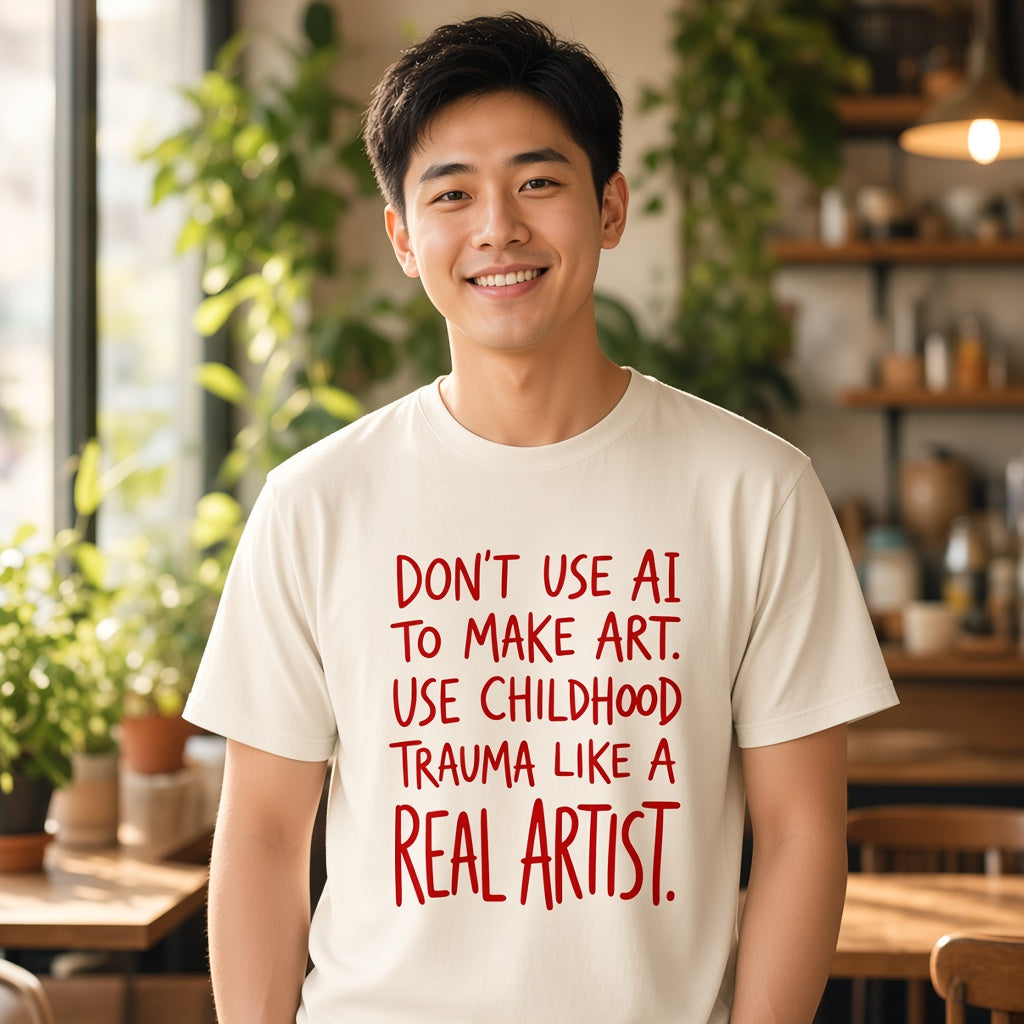 Don't Use AI to Make Art Funny T-Shirt