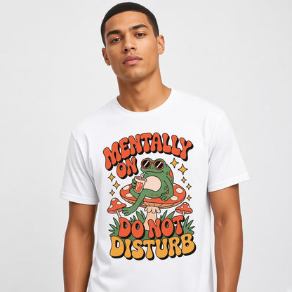 Do Not Disturb Funny Frog Mushroom T-Shirt