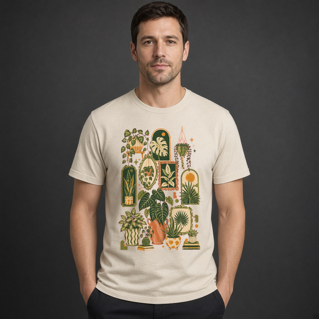 Houseplant T-Shirt for Plant Lovers