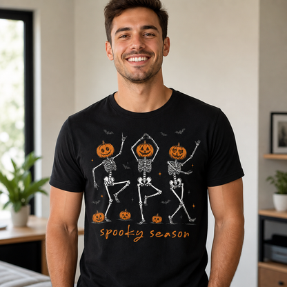 Spooky Season Dancing Skeleton T-Shirt