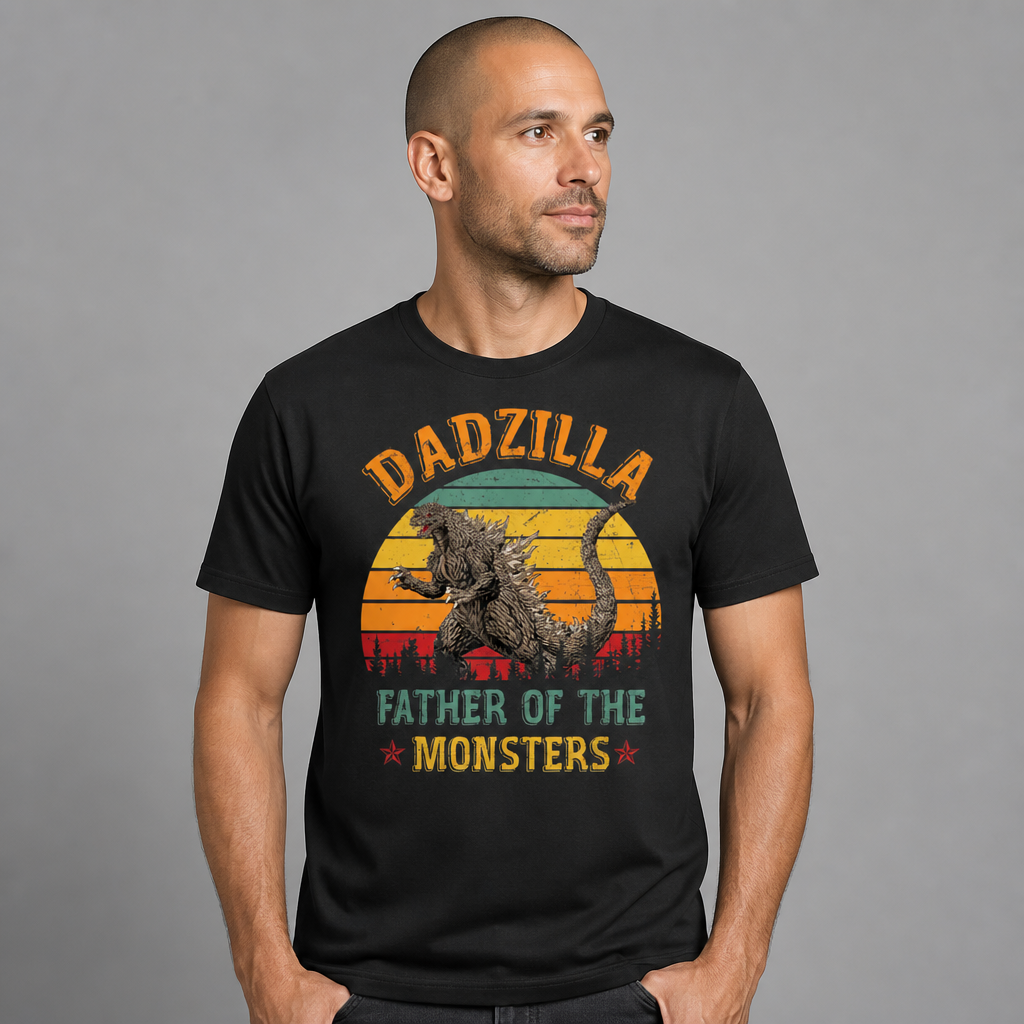 Dadzilla Father of the Monsters T-Shirt