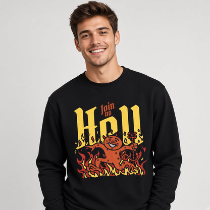 sweatshirt Join us hell