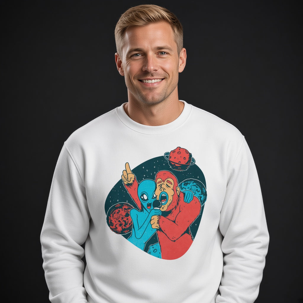 Karaoke sweatshirt, funny sweatshirt, graphic shirts, unisex tshirt, printed sweatshirt