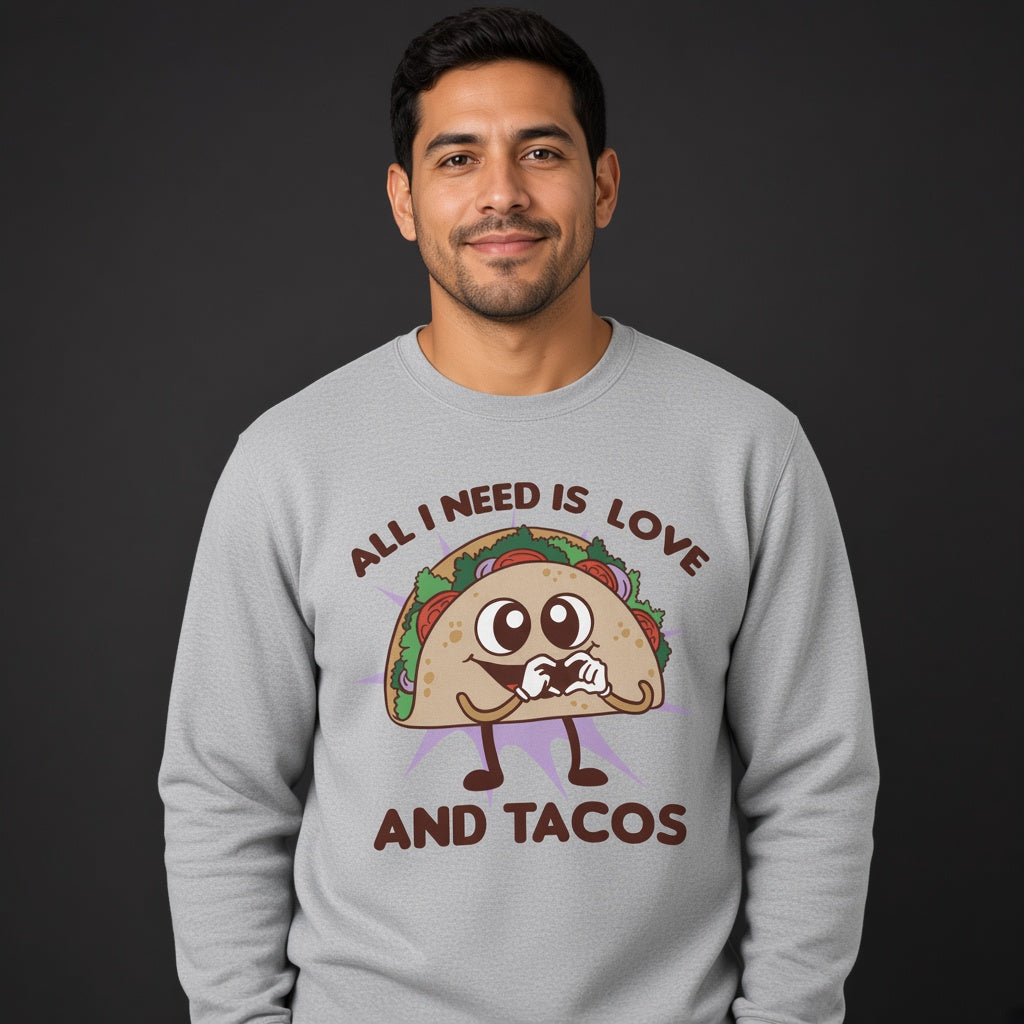 sweatshirt Love and tacos