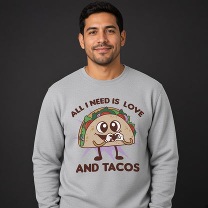 sweatshirt Love and tacos