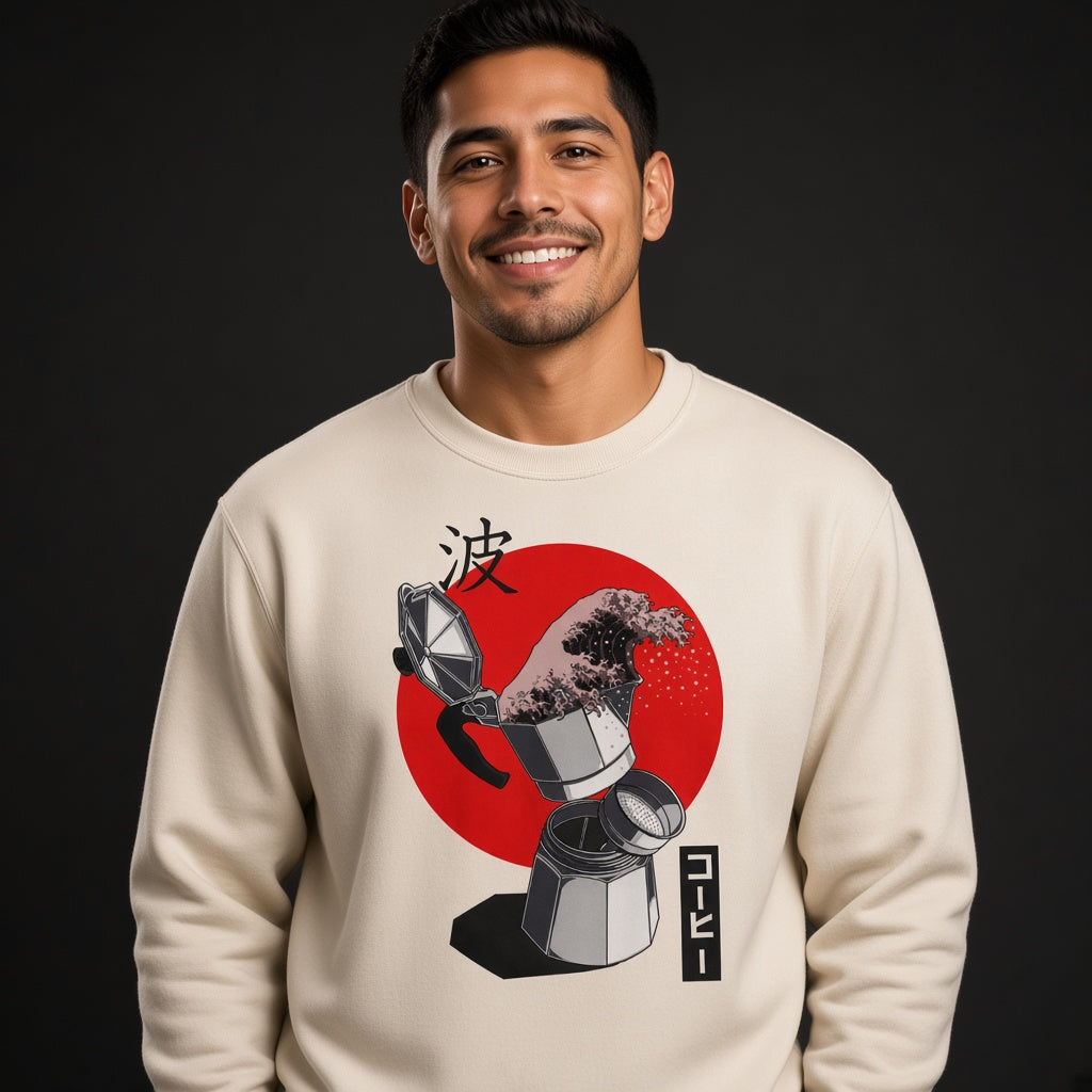 Great Coffee Wave Sweatshirt