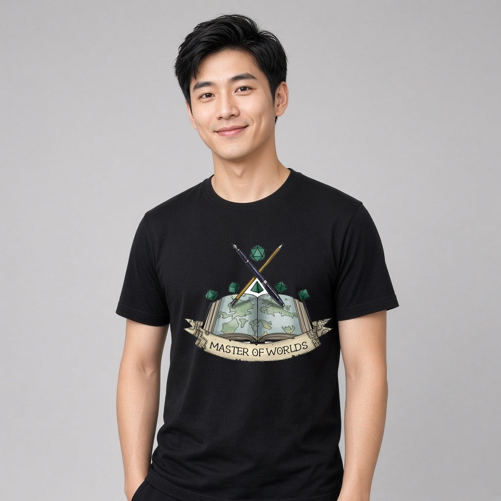 Master of Worlds T-Shirt for D&D Players