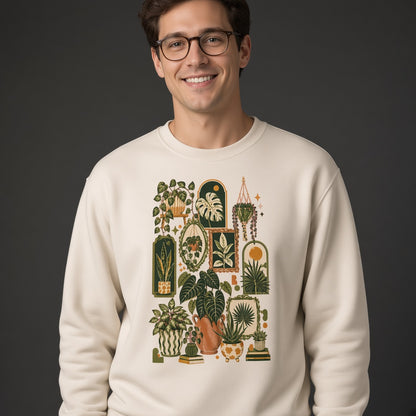 Houseplant Sweatshirt for Plant Lovers