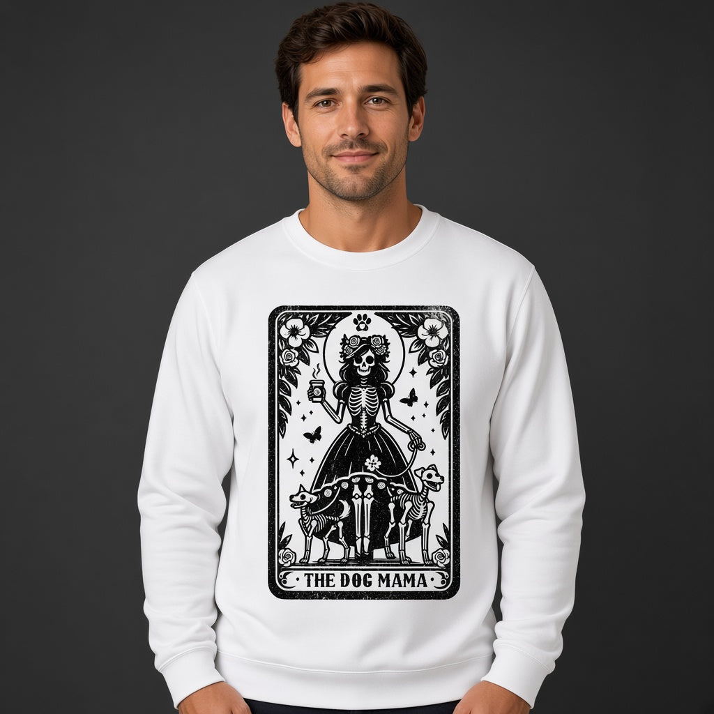 The Dog Mama Funny Skeleton Dogs Sweatshirt