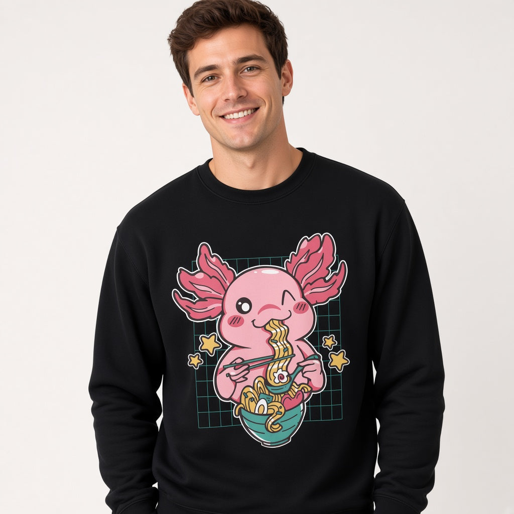 sweatshirt Kawaii axolotl ramen