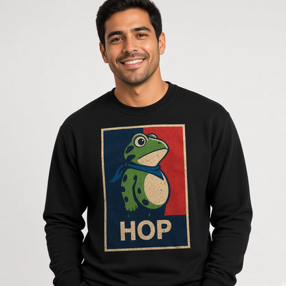 Hop Frog Hope Poster Parody Funny Sweatshirt