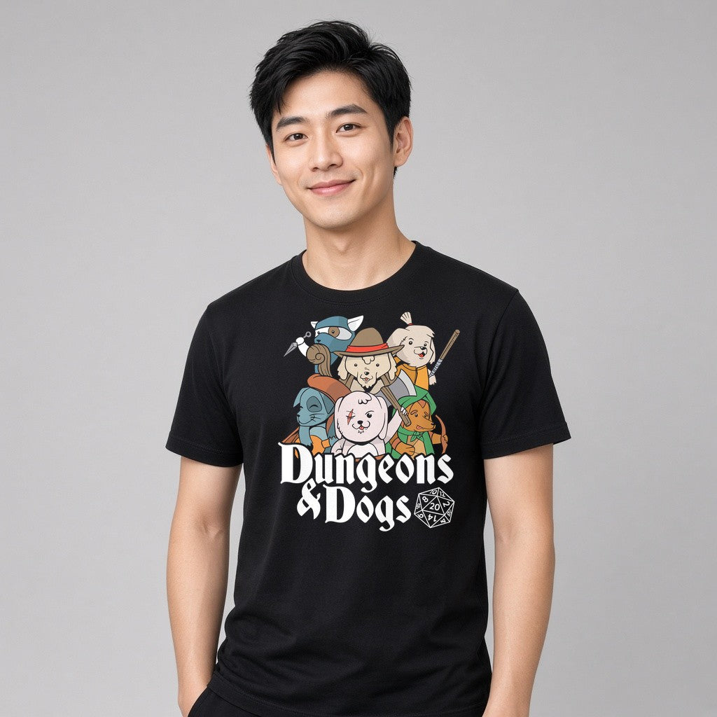 Dungeons and Dogs Funny T-Shirt