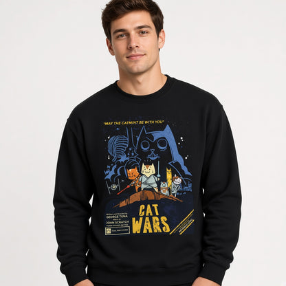 Cat Wars Funny Sweatshirt, Funny Unisex sweatshirt