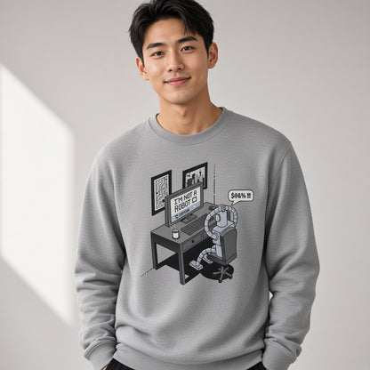 I'm Not a Robot Captcha Funny IT Humor Sweatshirt