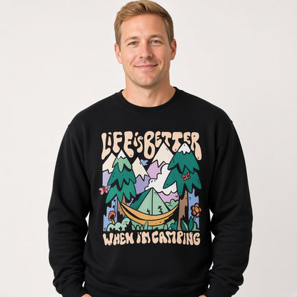 Camping lover Sweatshirt, Funny Unisex sweatshirt