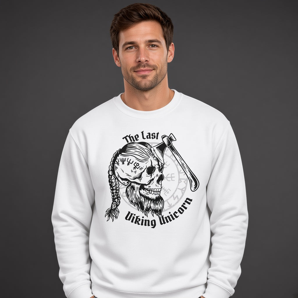 Viking unicorn sweatshirt, funny sweatshirt, graphic shirts, Anime unisex tshirt