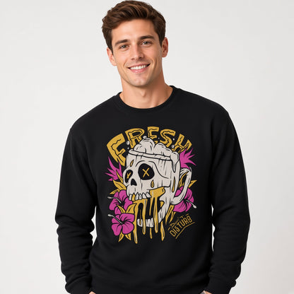 Fresh sweatshirt, funny sweatshirt, graphic shirts, unisex tshirt, printed sweatshirt