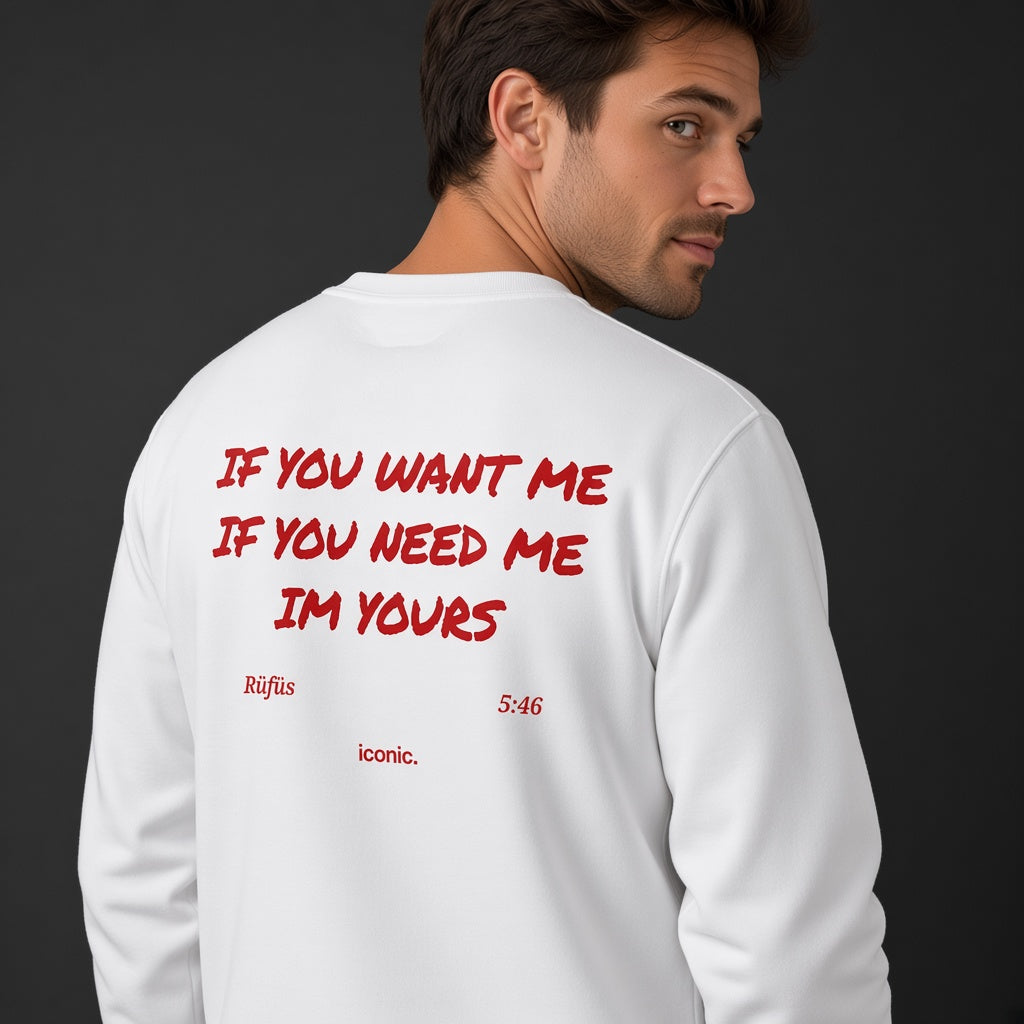Rufus Du Sol If You Want Me If You Need Me Im Yours Iconic Sweatshirt