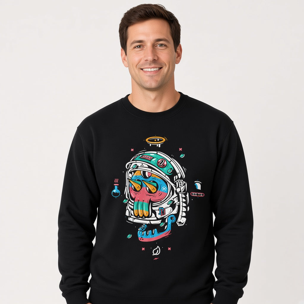 Psycho skull sweatshirt, funny sweatshirt, graphic shirts, unisex tshirt, printed sweatshirt
