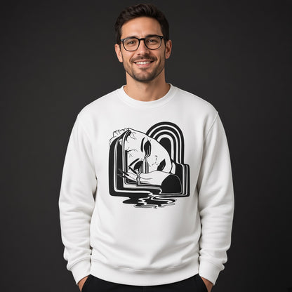 Broken female headsweatshirt, funny sweatshirt, graphic shirts, unisex tshirt, printed sweatshirt