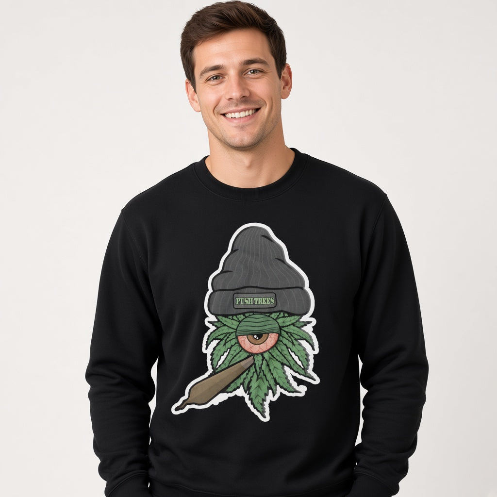 Push trees sweatshirt, funny sweatshirt, graphic shirts, unisex tshirt, printed sweatshirt